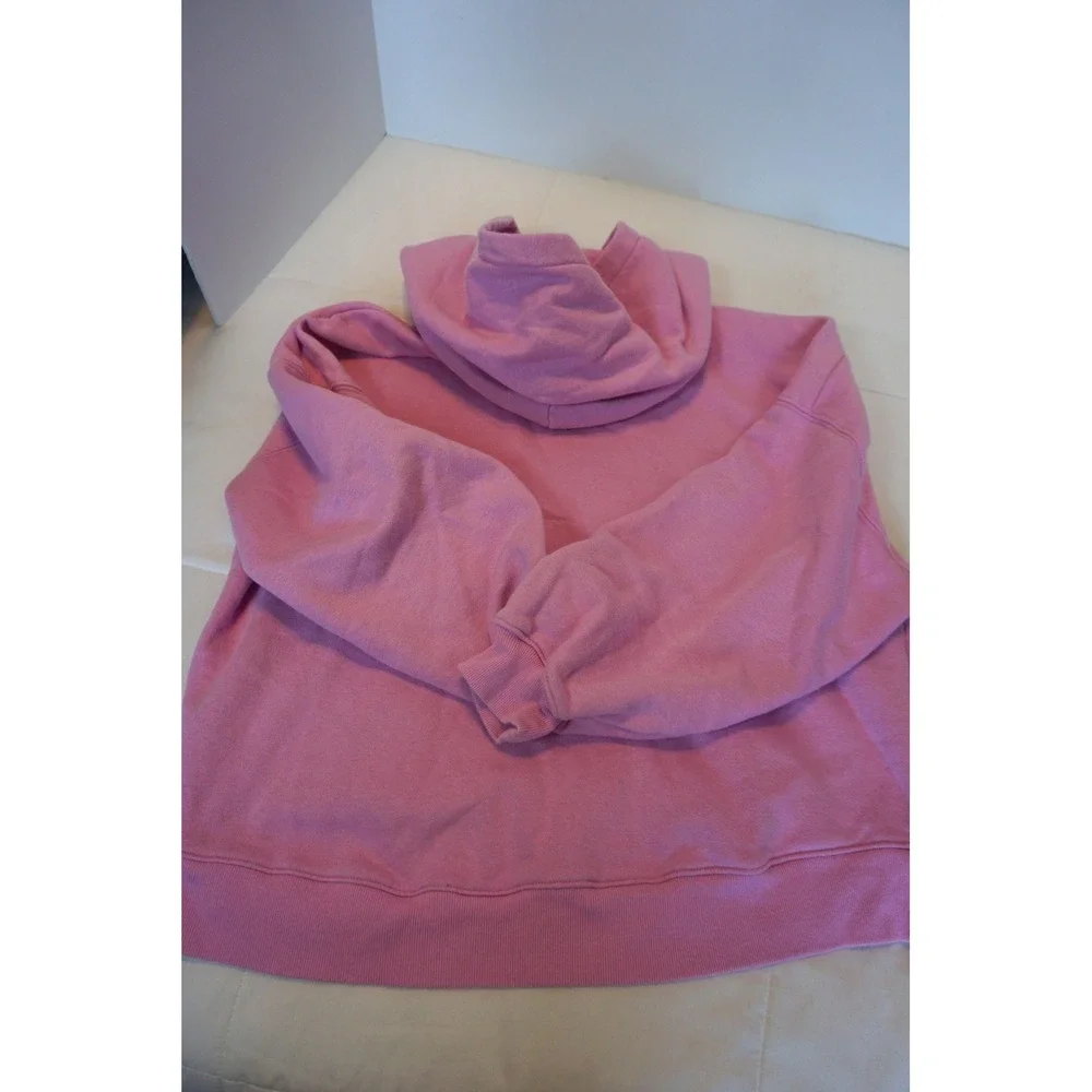 Gap Kids Pink Made With Love Graphic Fleece Hoodie Sweatshirt Size L 10